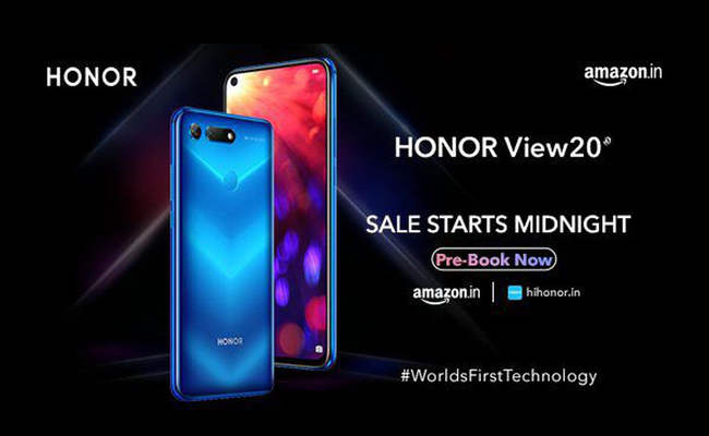 Honor View20 now available at Rs.45,999/-