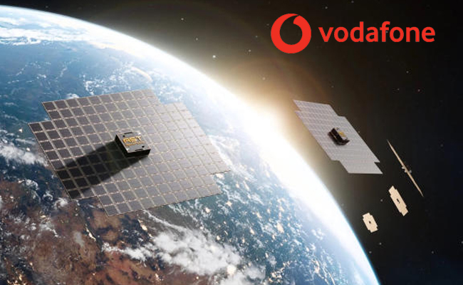 Vodafone makes world’s first satellite video call with a standa