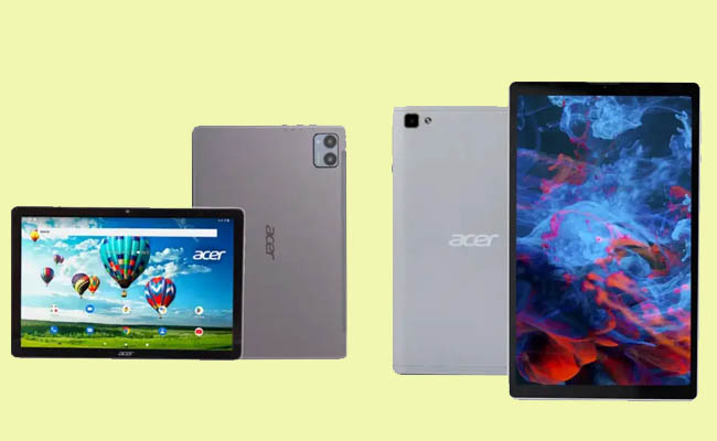 Acer unveils two new tablets - One 10 and One 8