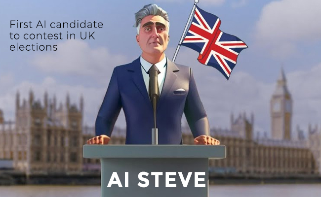 'AI Steve' to become the first AI candidate to contest in UK elections
