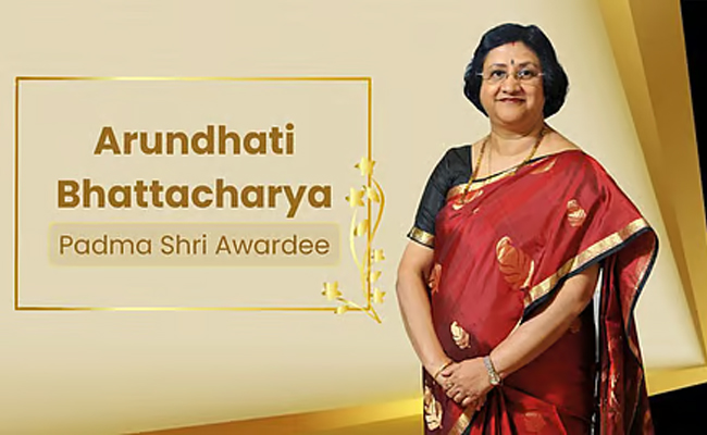 Arundhati Bhattacharya Honored with Padma Shri Award