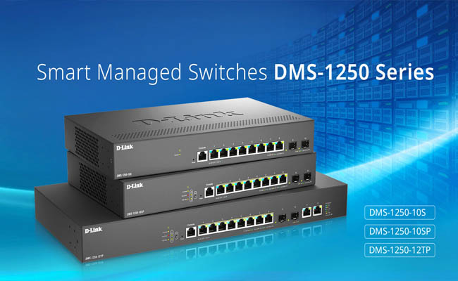 D-Link Launches New DMS-1250 Series Smart Switches