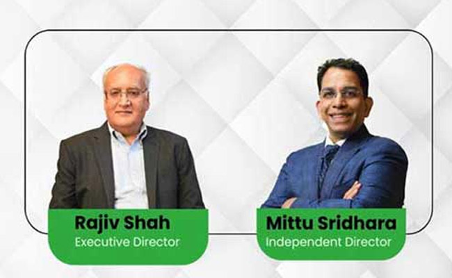 Happiest Minds appoints Mittu Sridhara and Rajiv Shah to its Board of Directors