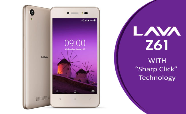 LAVA Z61 With Sharp Click Technology Camera Phone