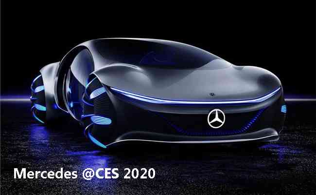 Mercedes @ CES 2020: Concept cars of the future