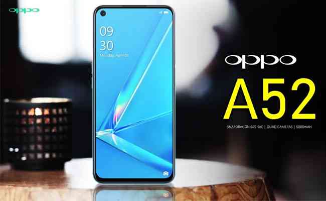 OPPO unveils A52 with a massive 5000 mAh battery