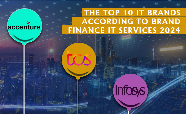 TCS, HCL and Infosys among top brands in the top 10 IT services category