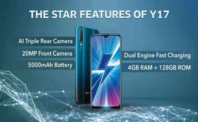 Vivo Launches Triple Camera Camera Phone Y17 In India