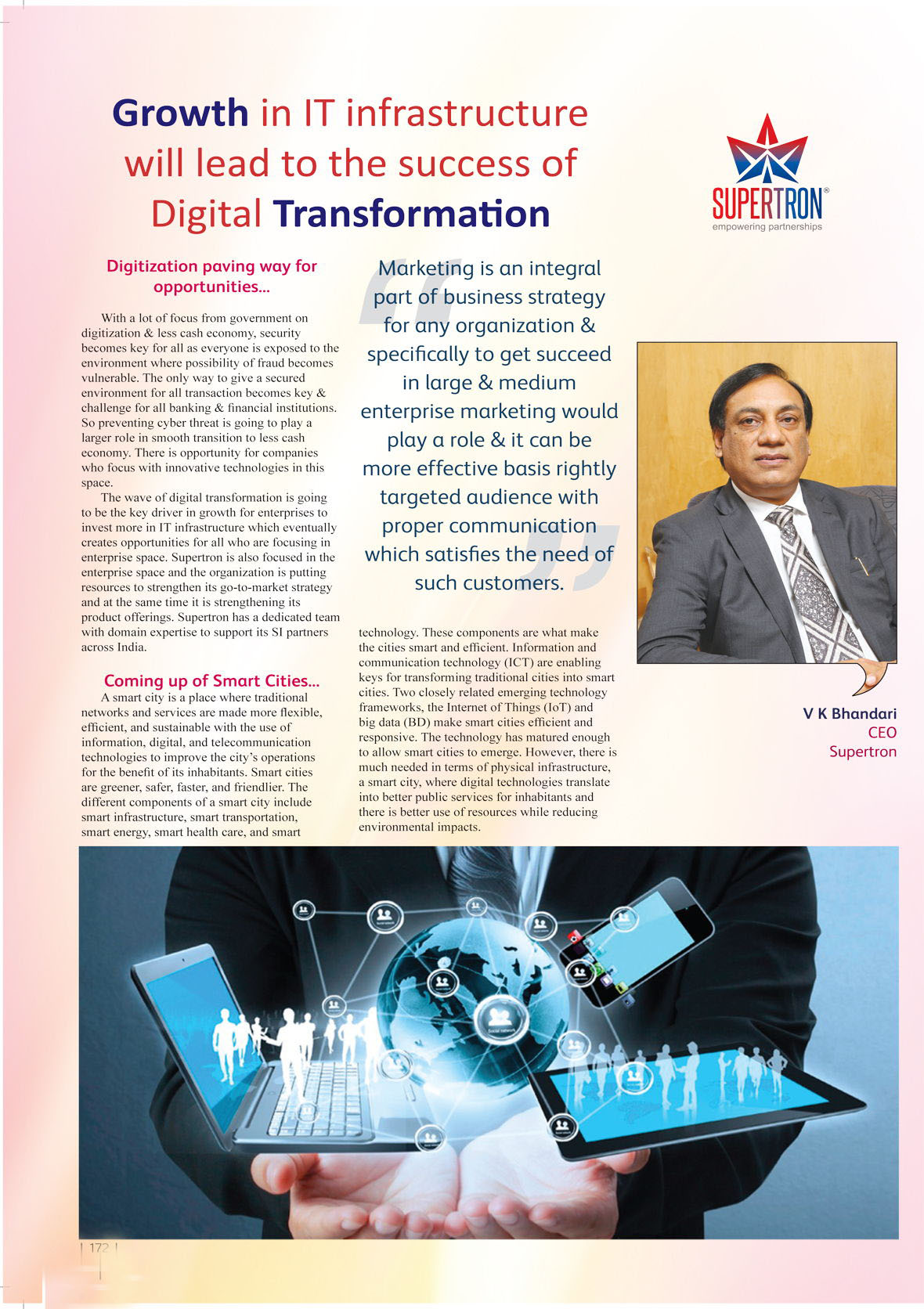 Supertron  : Growth in IT infrastructure will lead to the success of Digital Transformation