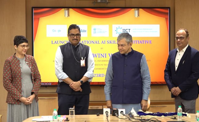Govt unveils AI skilling programme in partnership with Google and YouTube