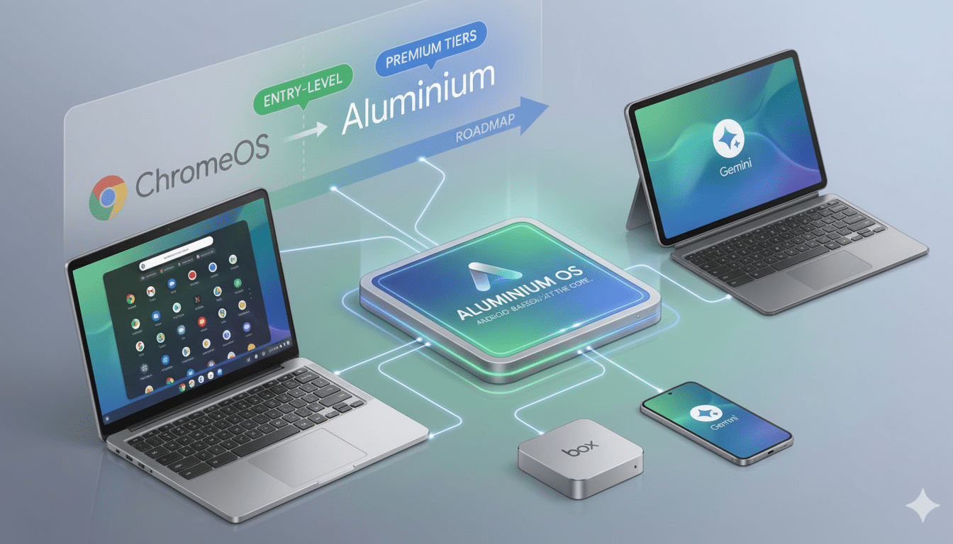Google explores bringing Android to desktop PCs with new AI-centric ‘Aluminium OS’