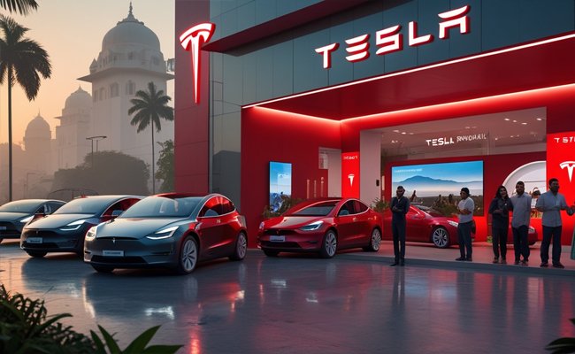 Tesla drives into India with its first showroom in Mumbai