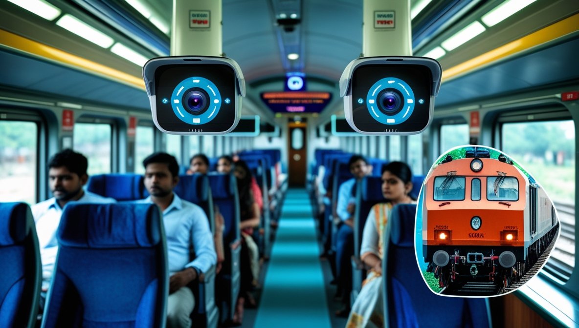 Indian Railways to Install AI-Ready CCTV Cameras in All Coaches and Locomotives