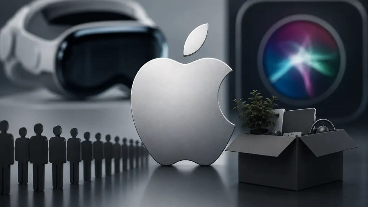 Apple cuts over 200 jobs across Siri, AI and Vision Pro teams
