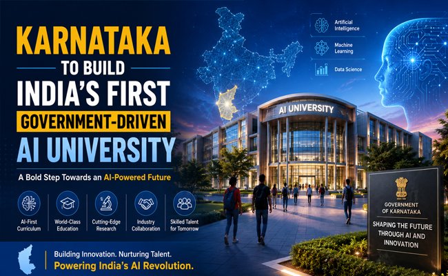 Karnataka to build India’s first government-driven AI university